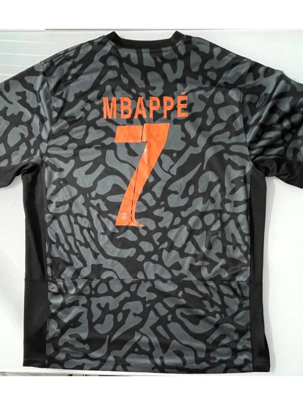 2023/24 PSG Authentic Third UCL Jersey #7 Mbappe XXL RARE 3rd